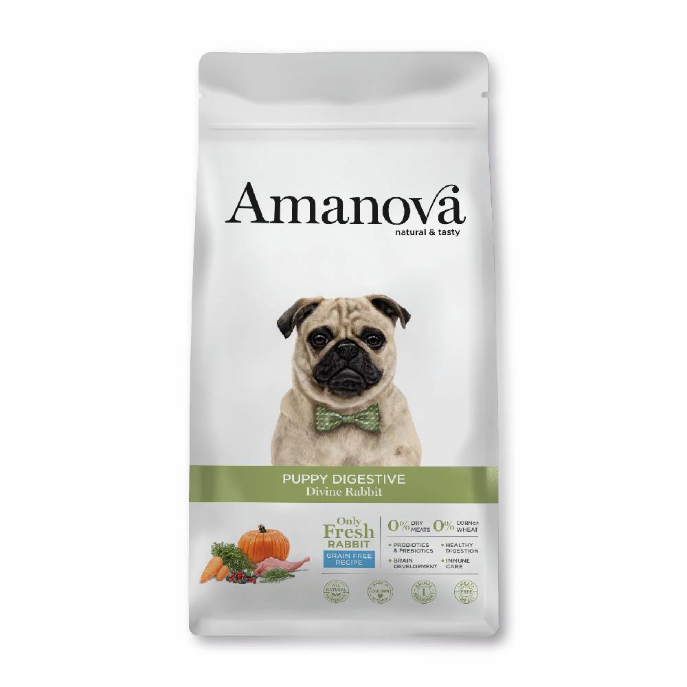 Amanova Dog Puppy Digestive Grain-Free Rabbit 7kg