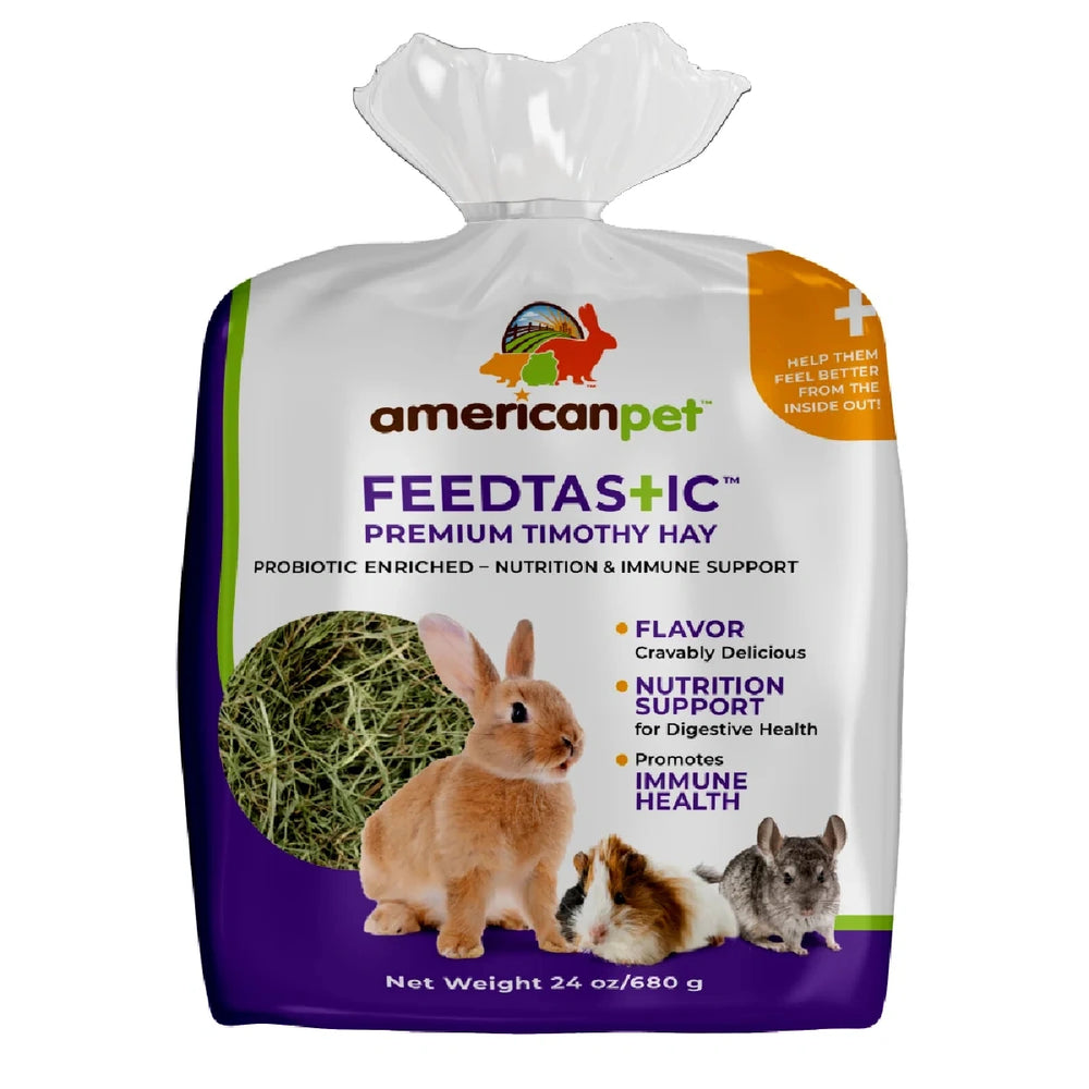 American Pet Feedtastic Timothy Pro/Prebiotic Hay 24oz