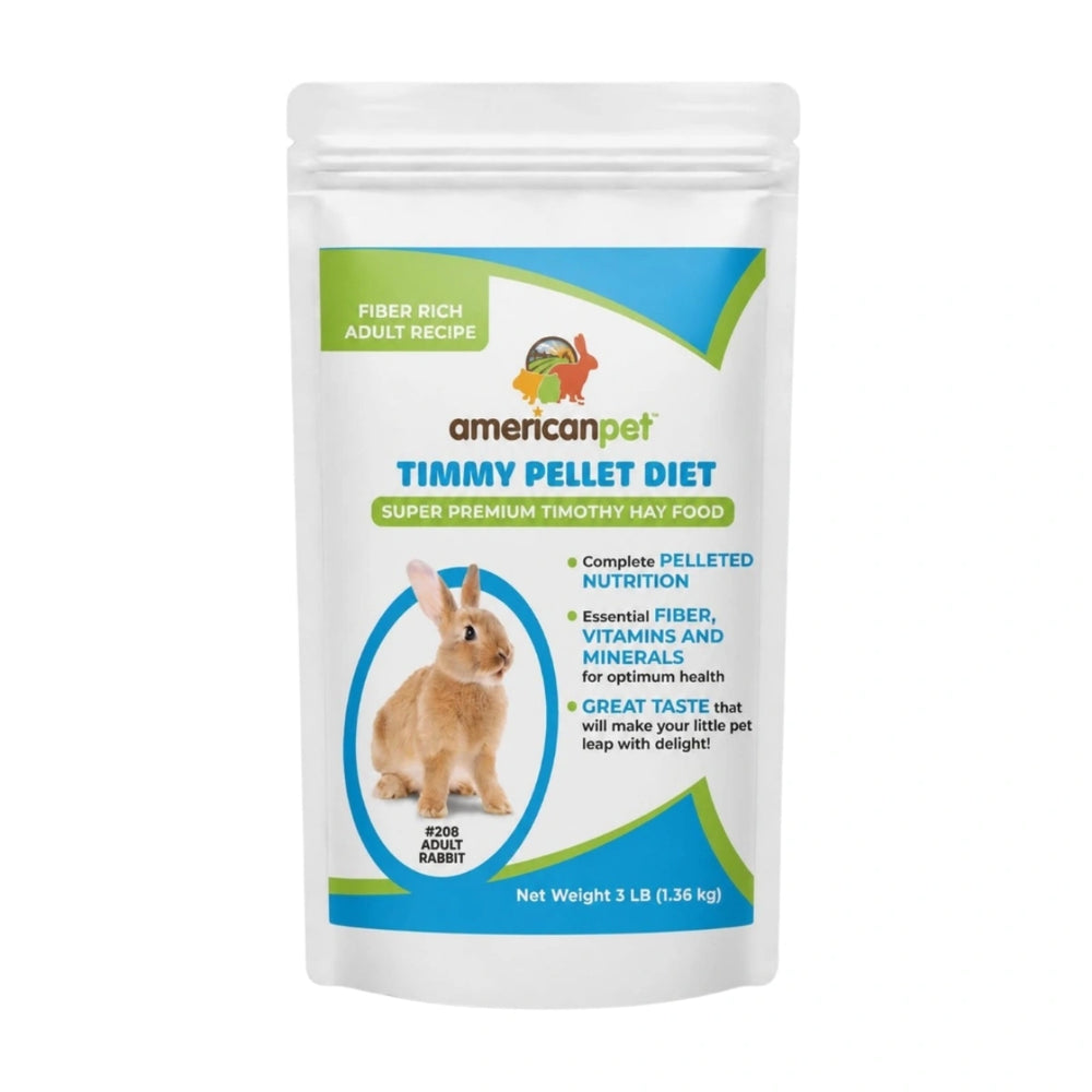 American Pet Timmy Pellet Diet Rabbit Food 3lb