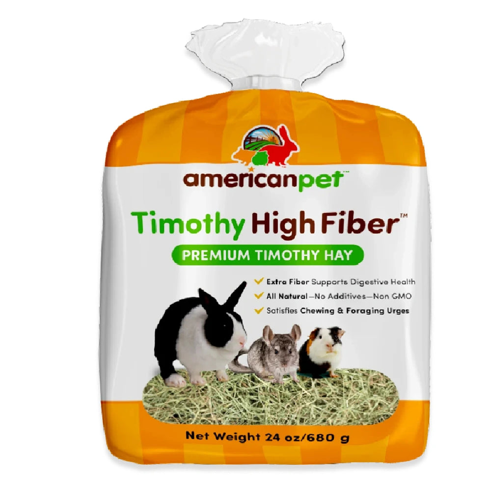 American Pet Timothy High Fiber Hay 24oz