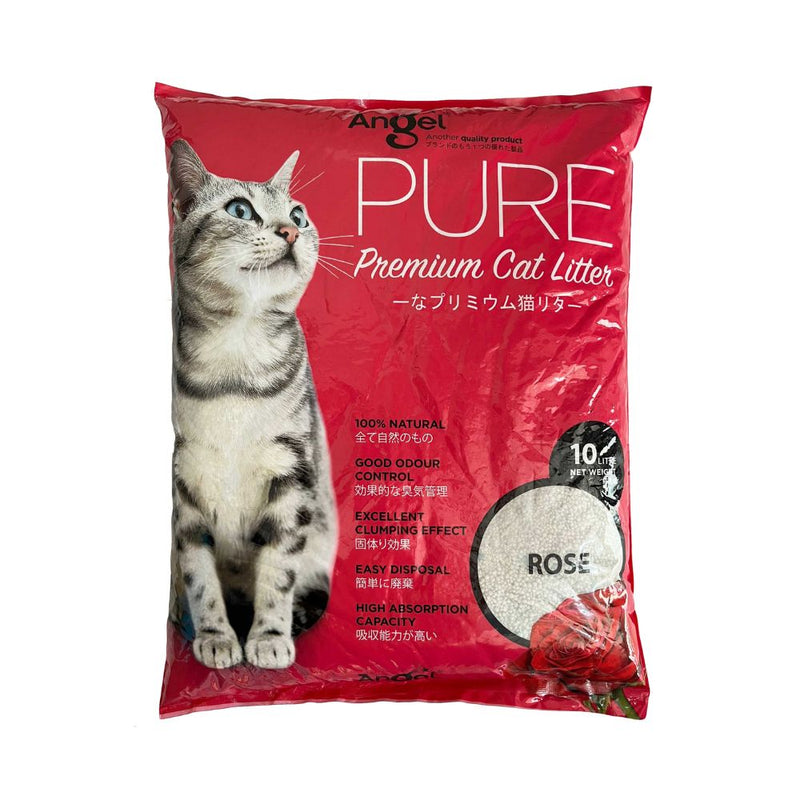 Angel Pure Premium Cat Litter - Rose 10L