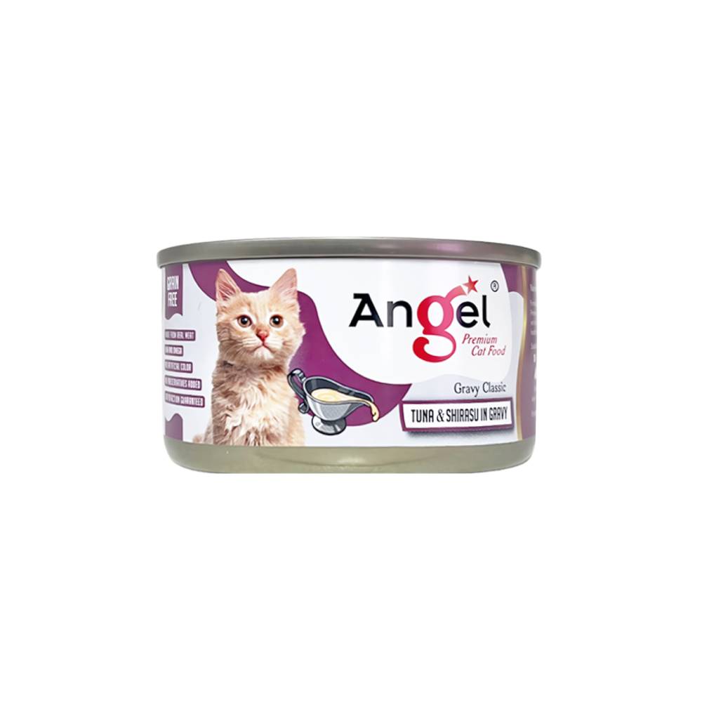 Angel Tuna & Shirasu in Gravy 80g