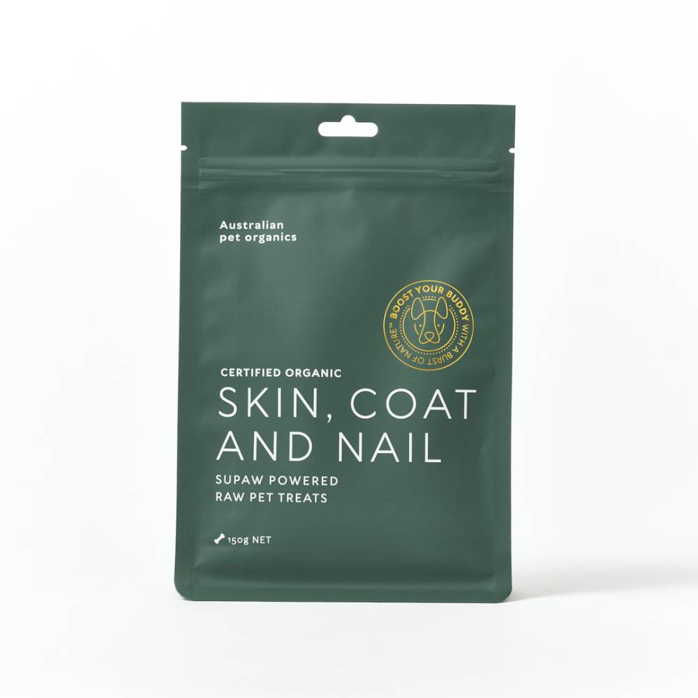 Australian Pet Organics Dog Treat Skin, Coat And Nail 150g