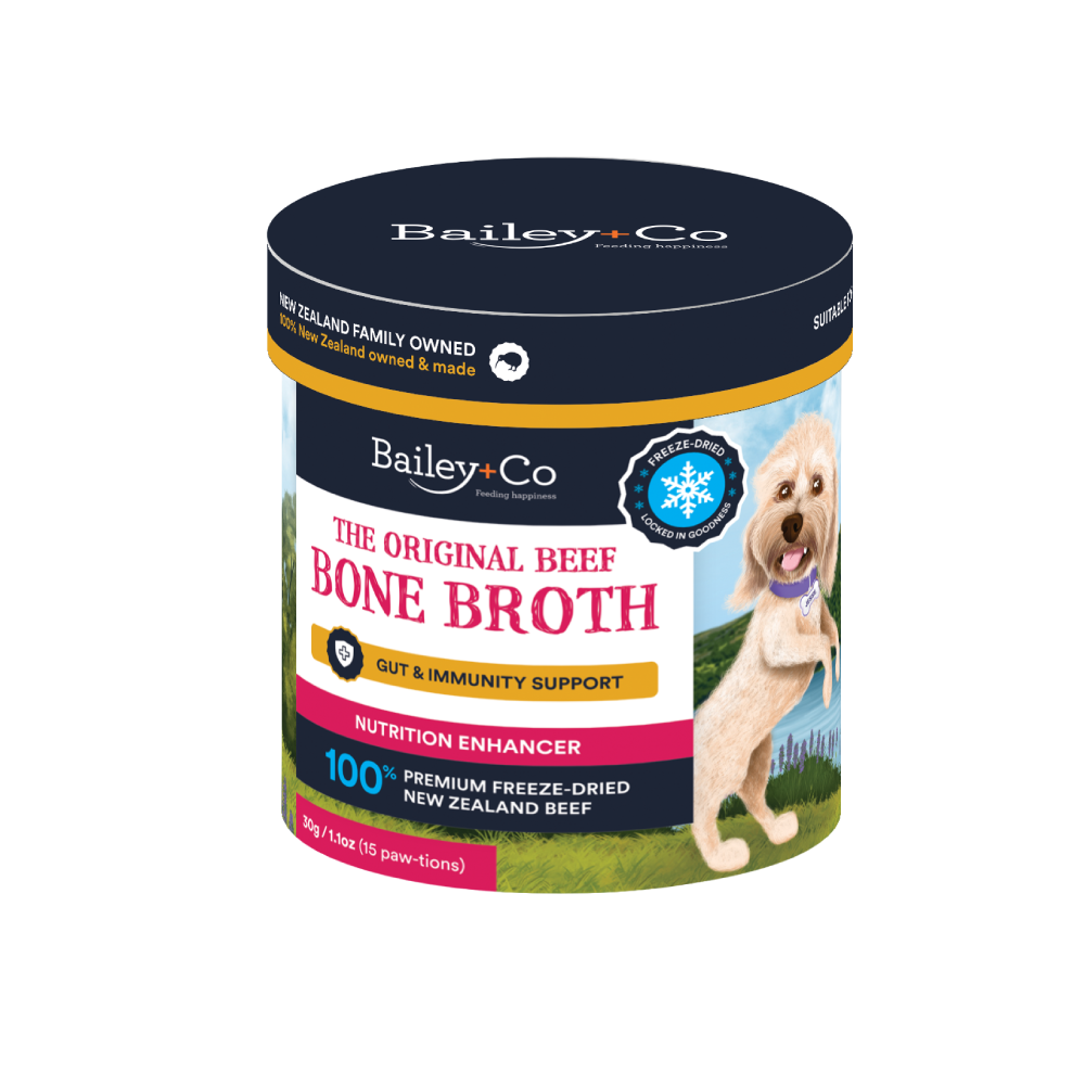 Bailey+Co Dog Freeze-Dried Nutrition Enhancer Gut & Immunity Support The Original Beef Bone Broth 30g