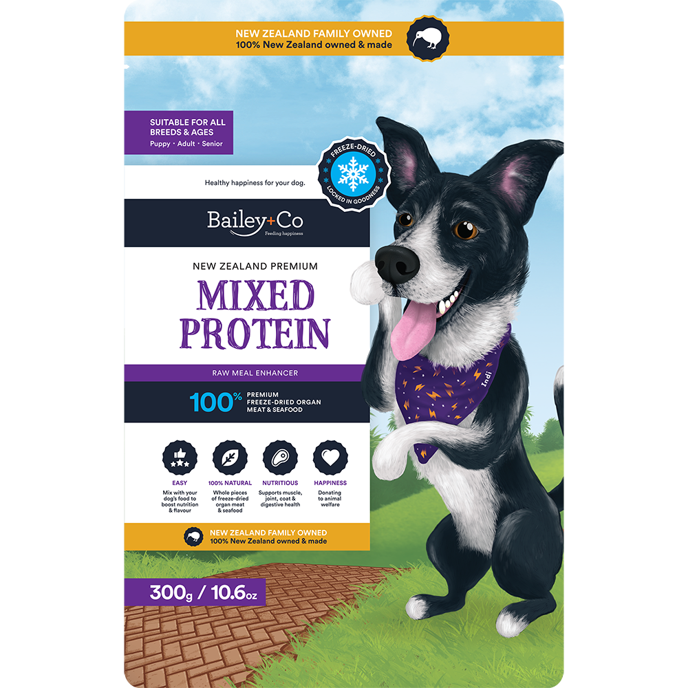 Bailey+Co Dog Freeze-Dried Raw Meal Enhancer New Zealand Mixed Protein 300g