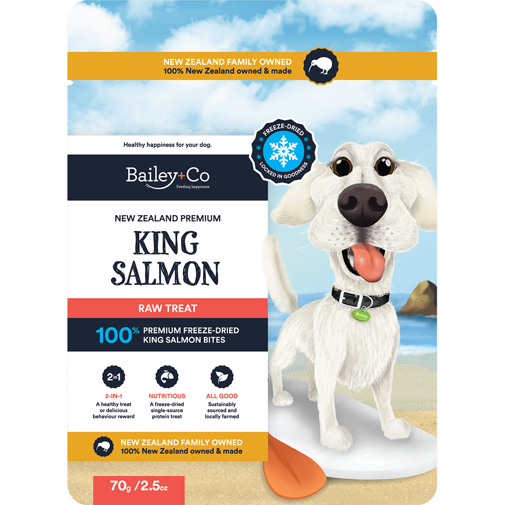 Bailey+Co Dog Freeze-Dried Raw Treat New Zealand King Salmon 70g