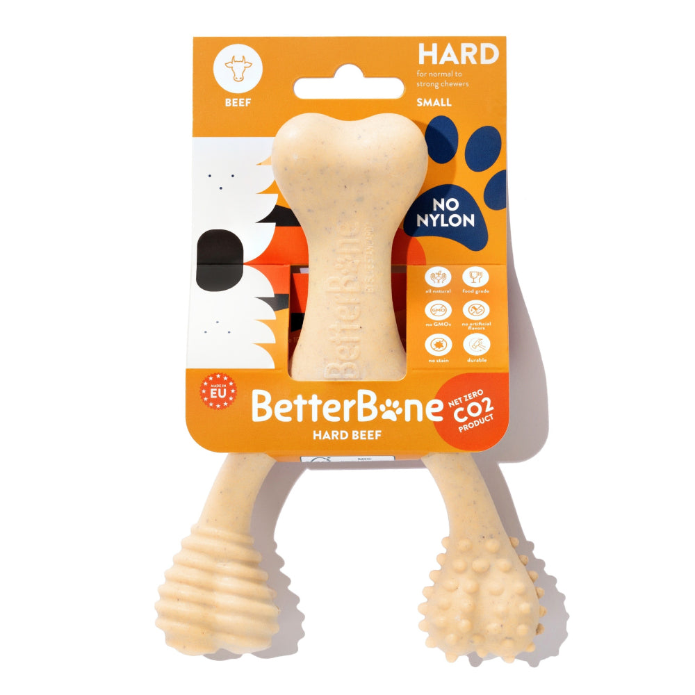 BetterBone Dog Chew Toy Hard Beef Small