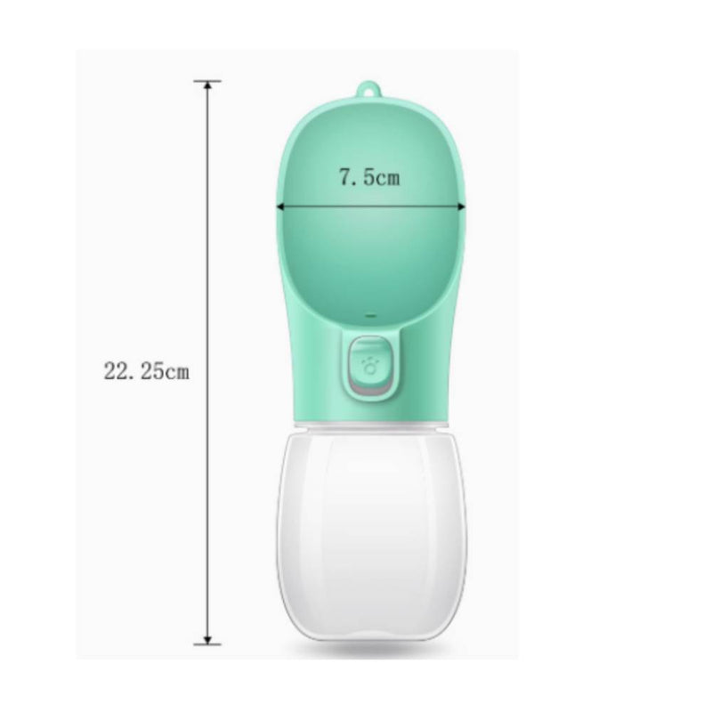 BoQii Pet Portable Waterbottle v2 Green 350ml