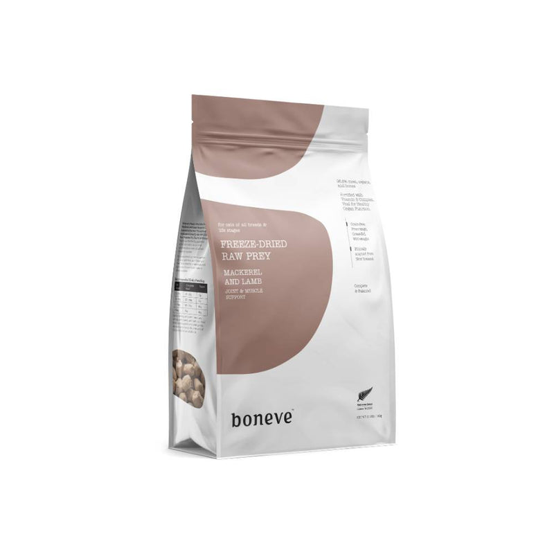 Boneve Cat Freeze-Dried Raw Prey Free-Range Grass-Fed Mackerel & Lamb 80g