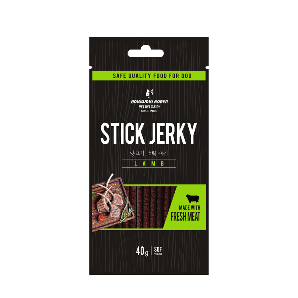 Bow Wow Dog Treat Lamb Jerky 40g (BW1056)