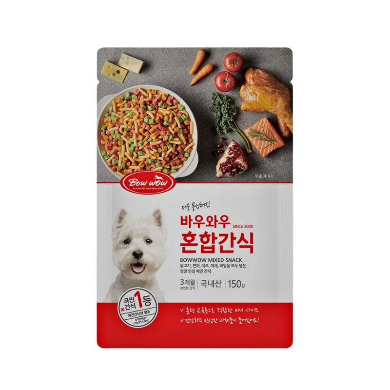 Bow Wow Dog Treat Mixed Snack 150g (BW1010)