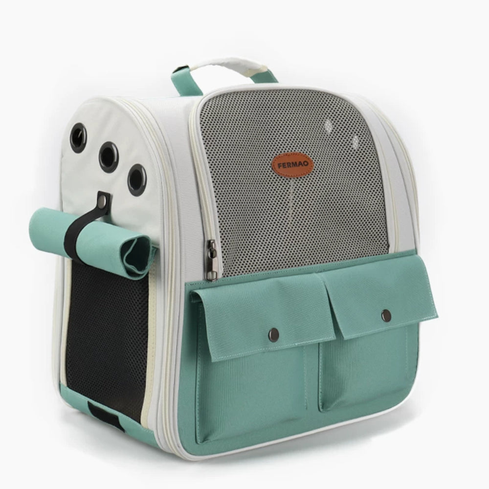 CJJ Pet Backpack Carrier Ventilated Medium L37cm x W23cm x H35cm (For pets < 7kg)