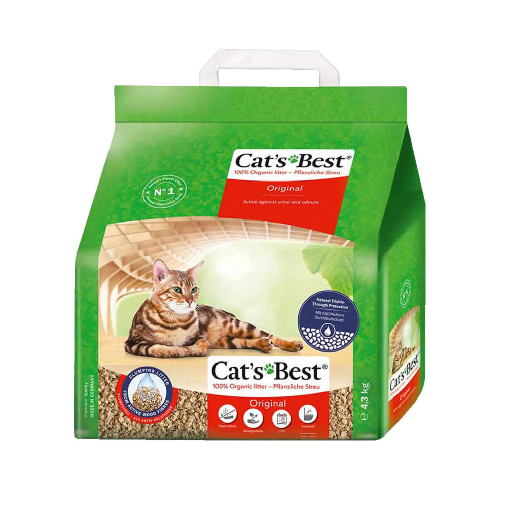 Cat's Best Original Cat Litter - Clumping & Lock-In 10L / 4.3kg (Oko Plus)