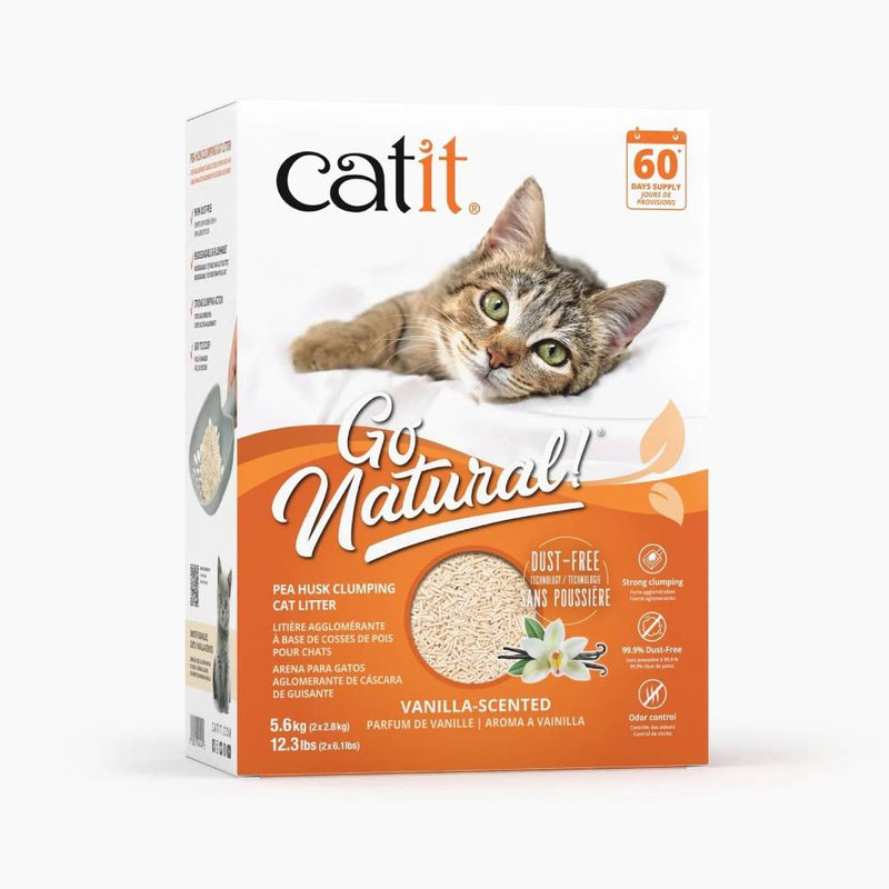 Catit Go Natural Pea Husk Clumping Cat Litter 12.3lbs (44144)