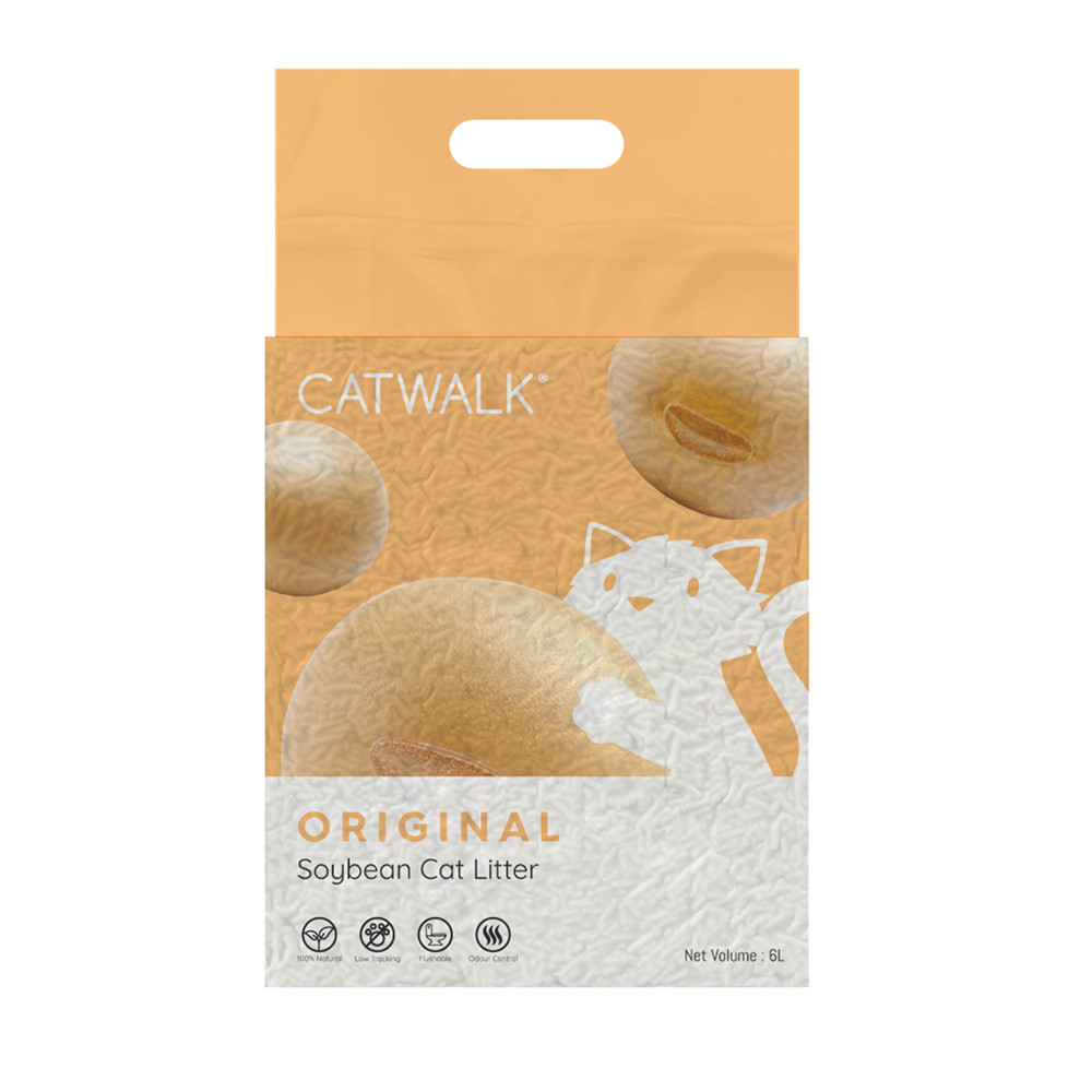 Catwalk Cat Litter Soybean Original 6L