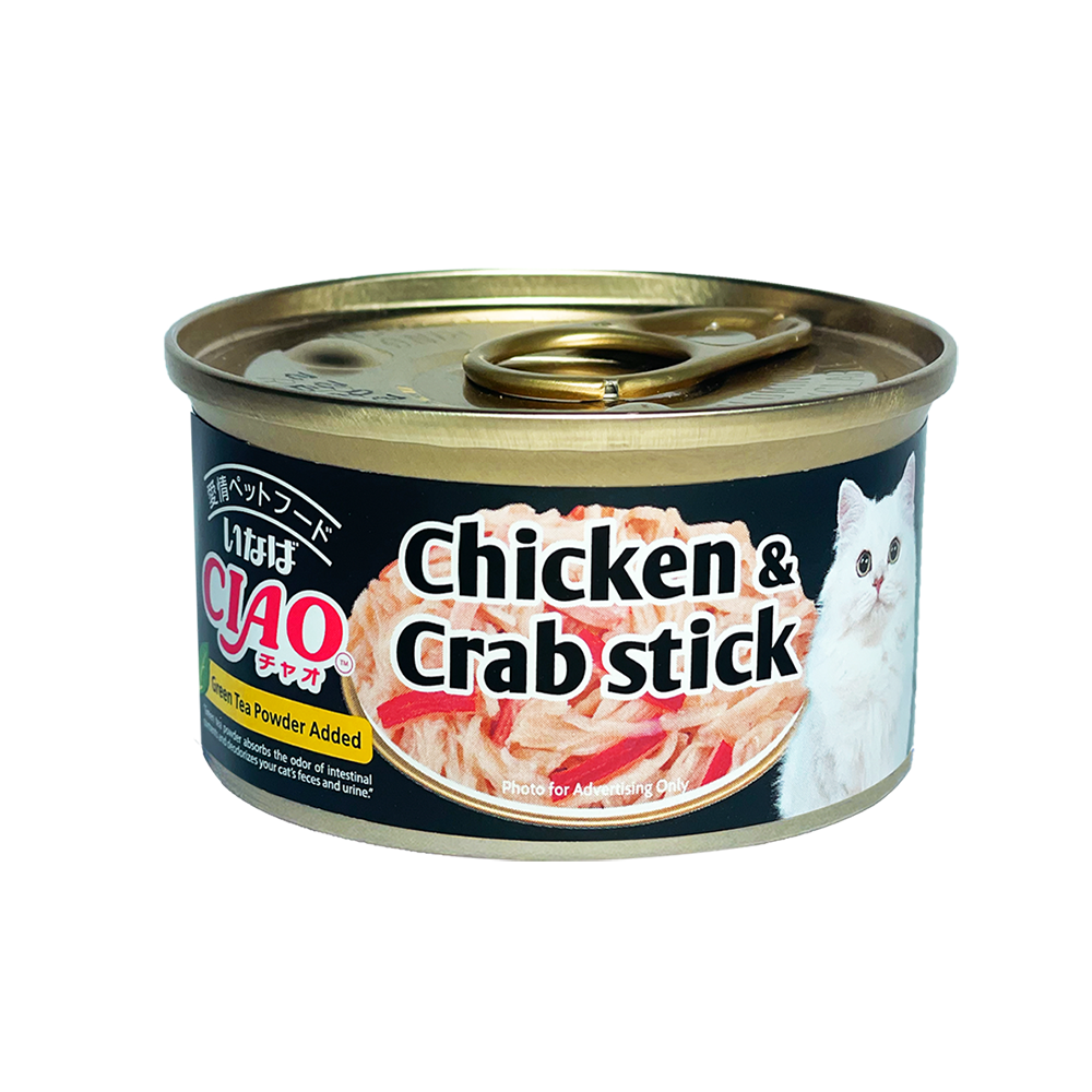Ciao Cat Chicken Fillet and Crab Stick in Jelly 75g (C13)