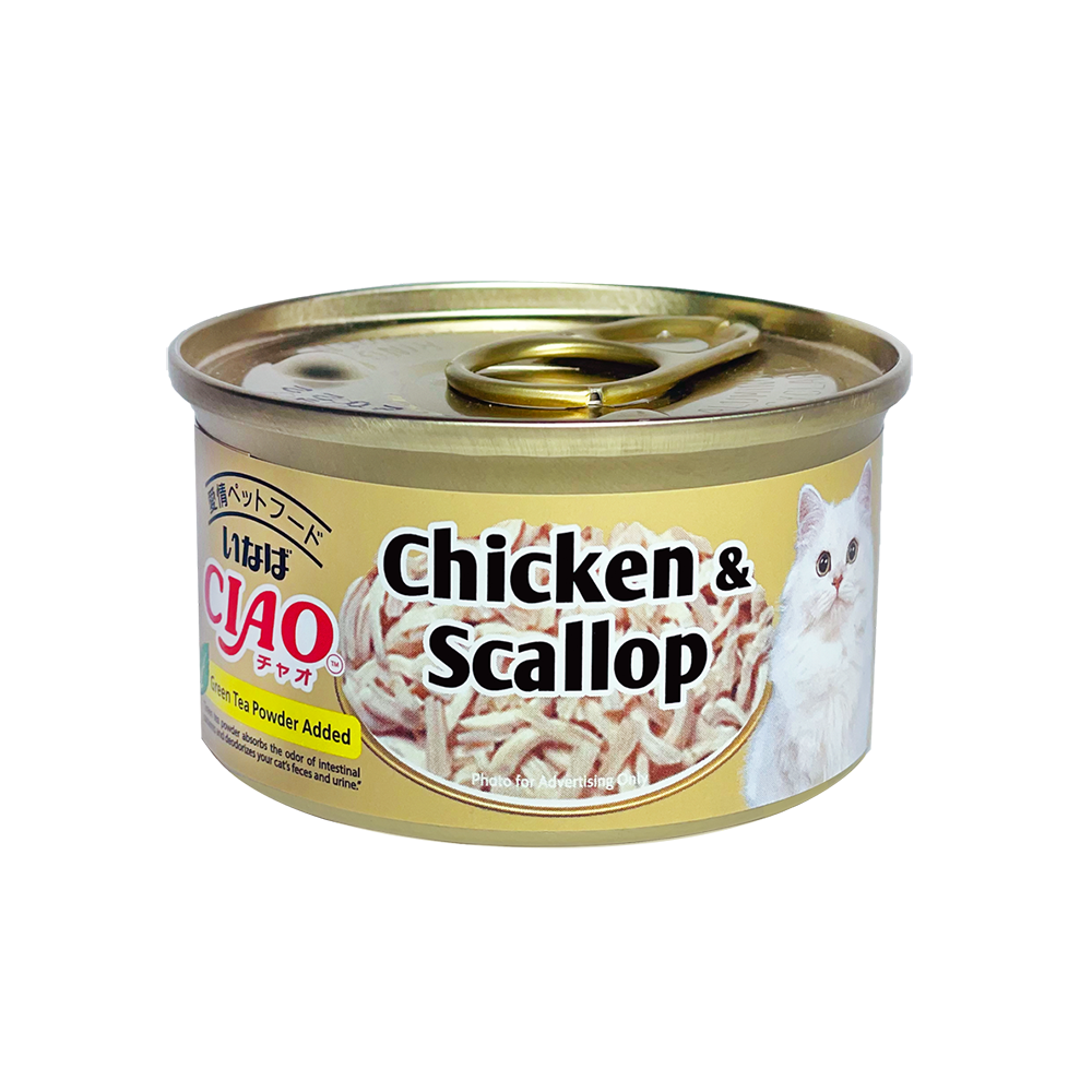 Ciao Cat Chicken Fillet and Scallop in Jelly 75g (C21)