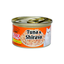 Ciao Cat White Meat Tuna with Shirasu in Jelly 75g (A02)