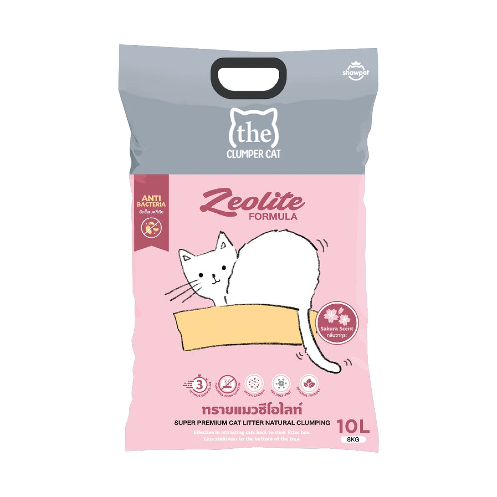 Clumper Cat Zeolite Formula Bentonite Clumping Cat Litter Sakura 10L