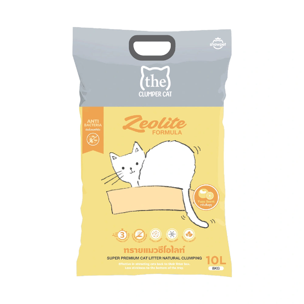 Clumper Cat Zeolite Formula Bentonite Clumping Cat Litter Yuzu 10L