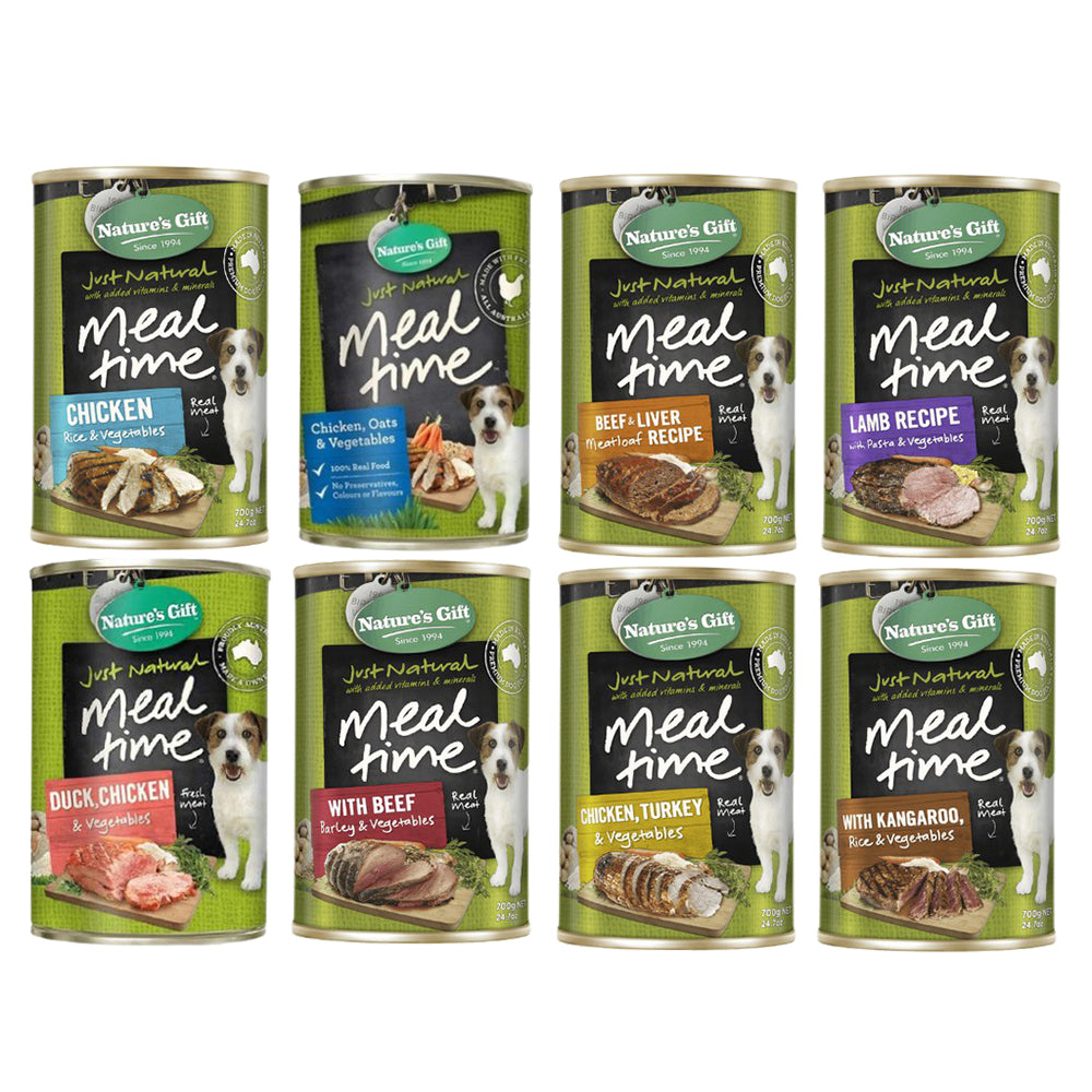 *DONATION TO MCDS* Nature's Gift Dog Canned Food 700g x 12cans (Assorted)