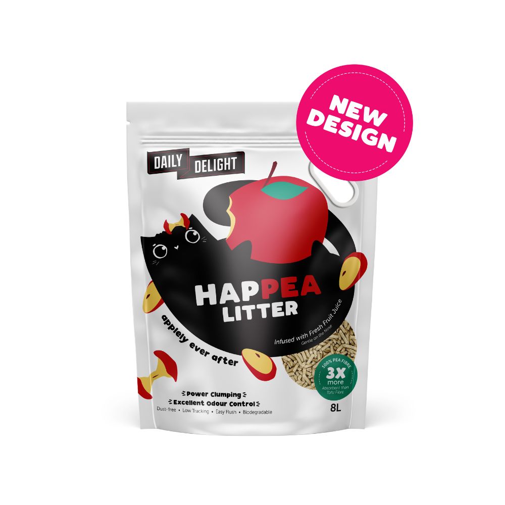 Daily Delight Happea Applely Ever After (Apple) Clumping Cat Litter 8L