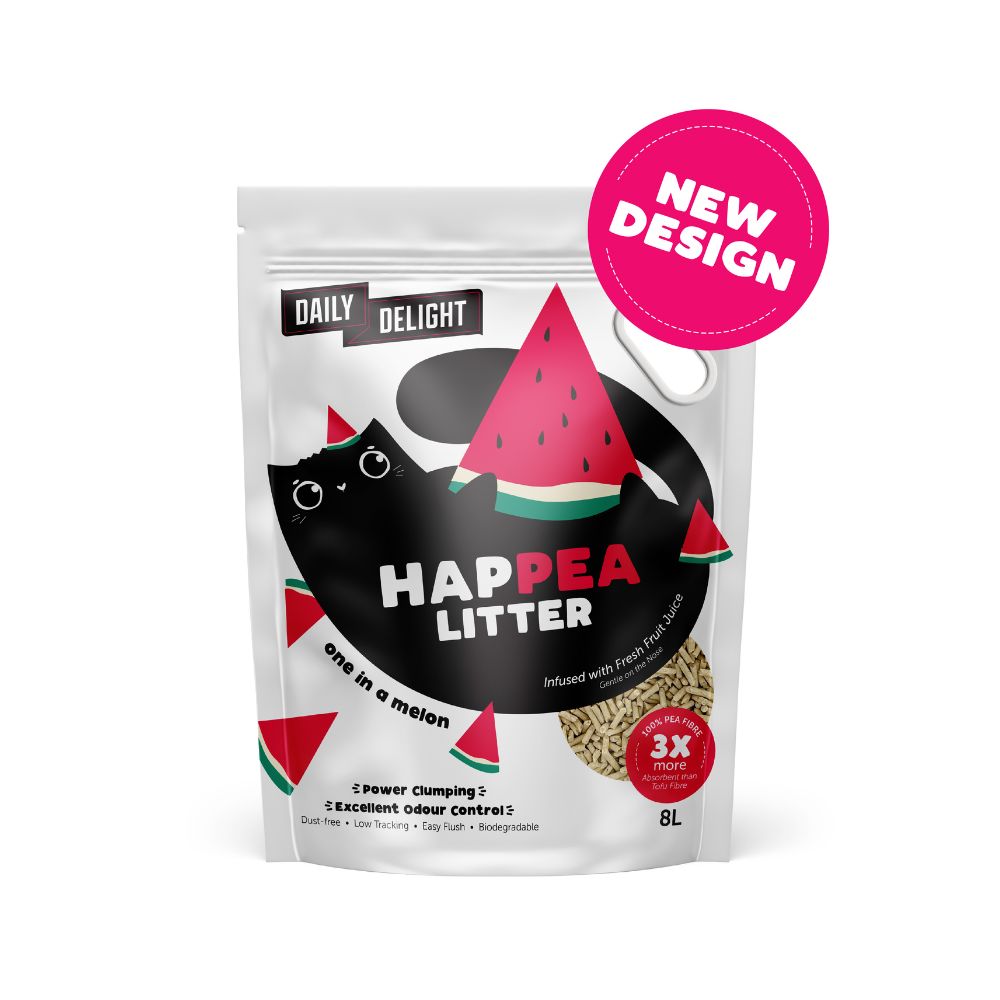 Daily Delight Happea One in a Melon (Watermelon) Clumping Cat Litter 8L