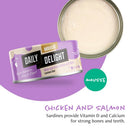 Daily Delight Mousse with Chicken & Salmon Canned Cat Food 70g (DD622)