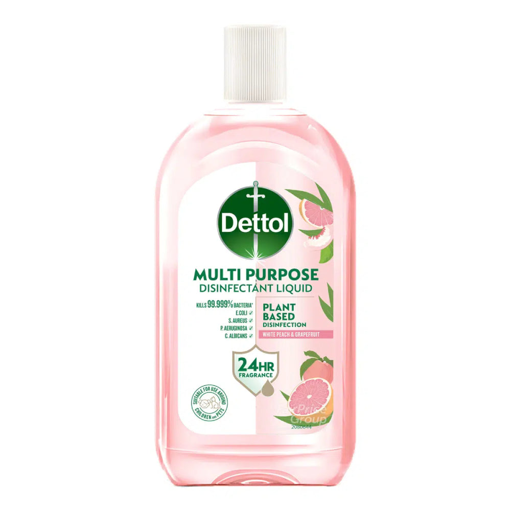 Dettol Multi Purpose Disinfectant Liquid White Peach & Grapefruit 1L