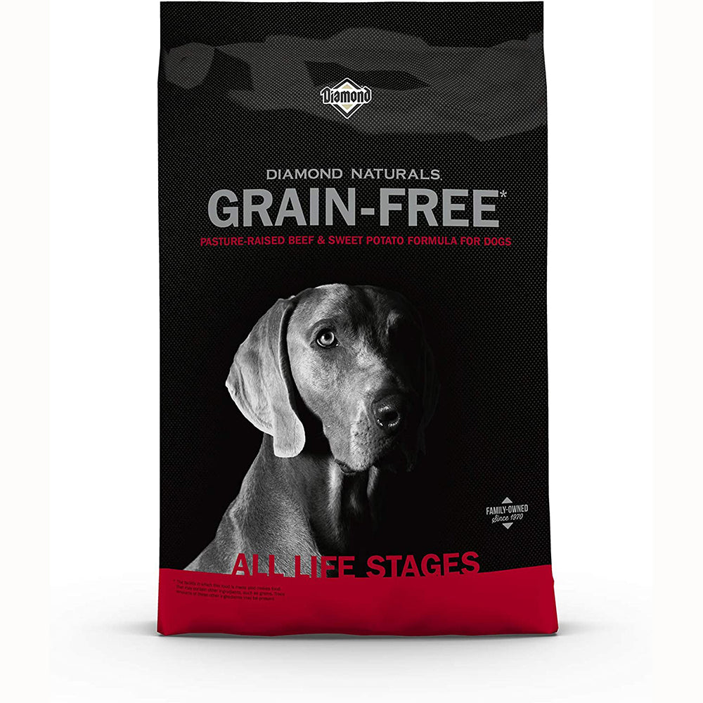 Diamond Naturals Dog Grain-Free Pasture-Raised Beef & Sweet Potato 5lb