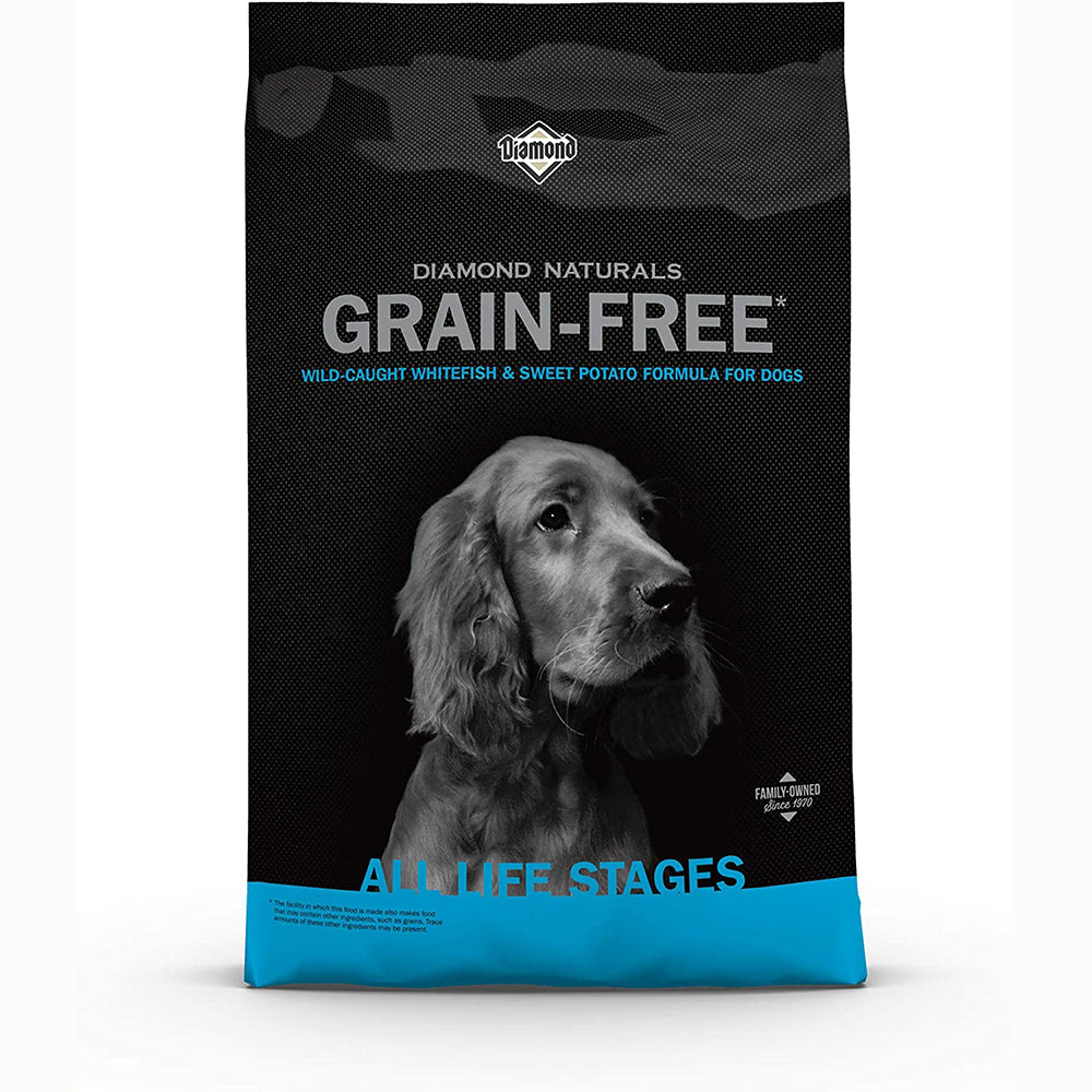 Diamond Naturals Dog Grain-Free Wild-Caught Whitefish & Sweet Potato 28lb