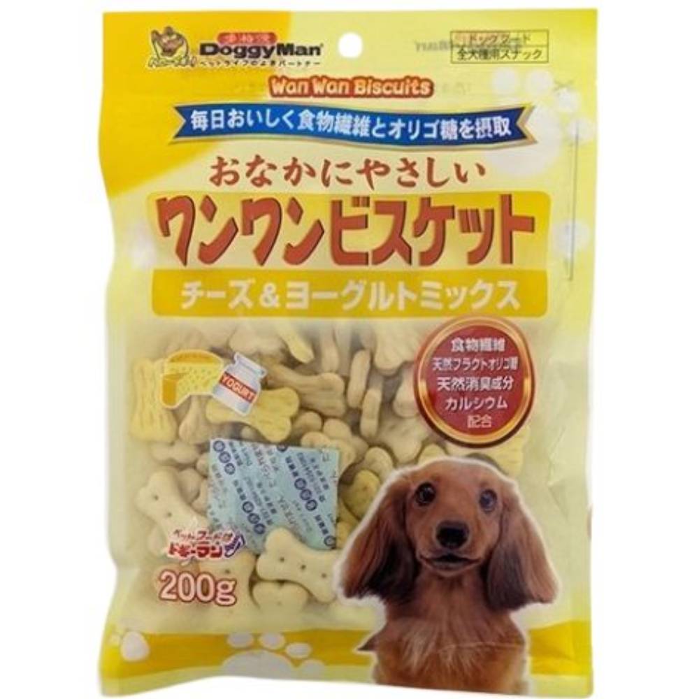 DoggyMan WanWan Healthy Biscuit Yogurt Flavor 200g