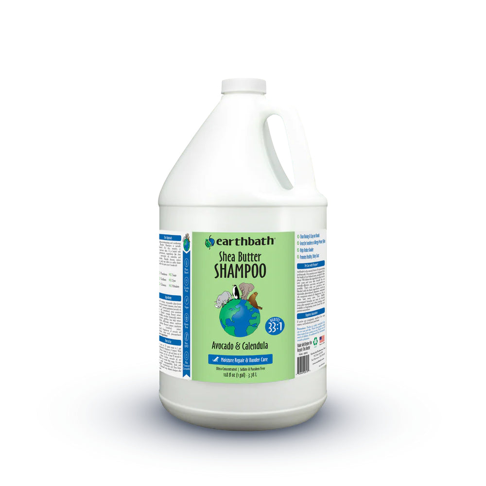 Earthbath Shea Butter Shampoo Avocado & Calendula 128oz