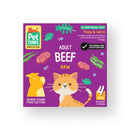 *FROZEN* PetCubes Cat Raw Beef 1.28kg (4 x 320g)