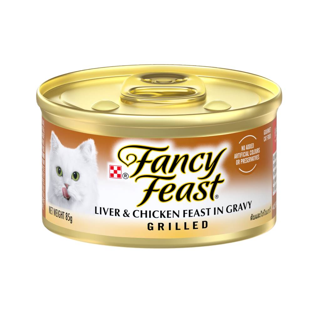 Fancy Feast Grilled Liver and Chicken Feast in Gravy 85g