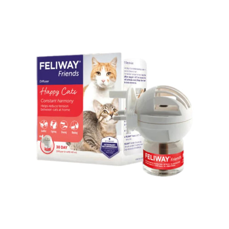 Feliway Friends 30 Day Starter Kit Plug-In Diffuser & Refill 48ml (EXPIRY JUNE 2025)