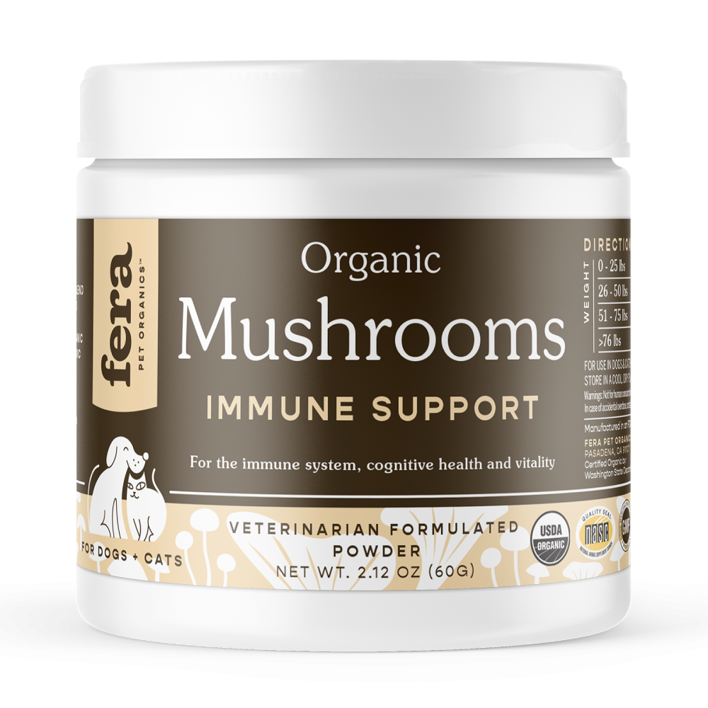 Fera Pets Dogs & Cats Mushrooms Immune Support 2.12oz