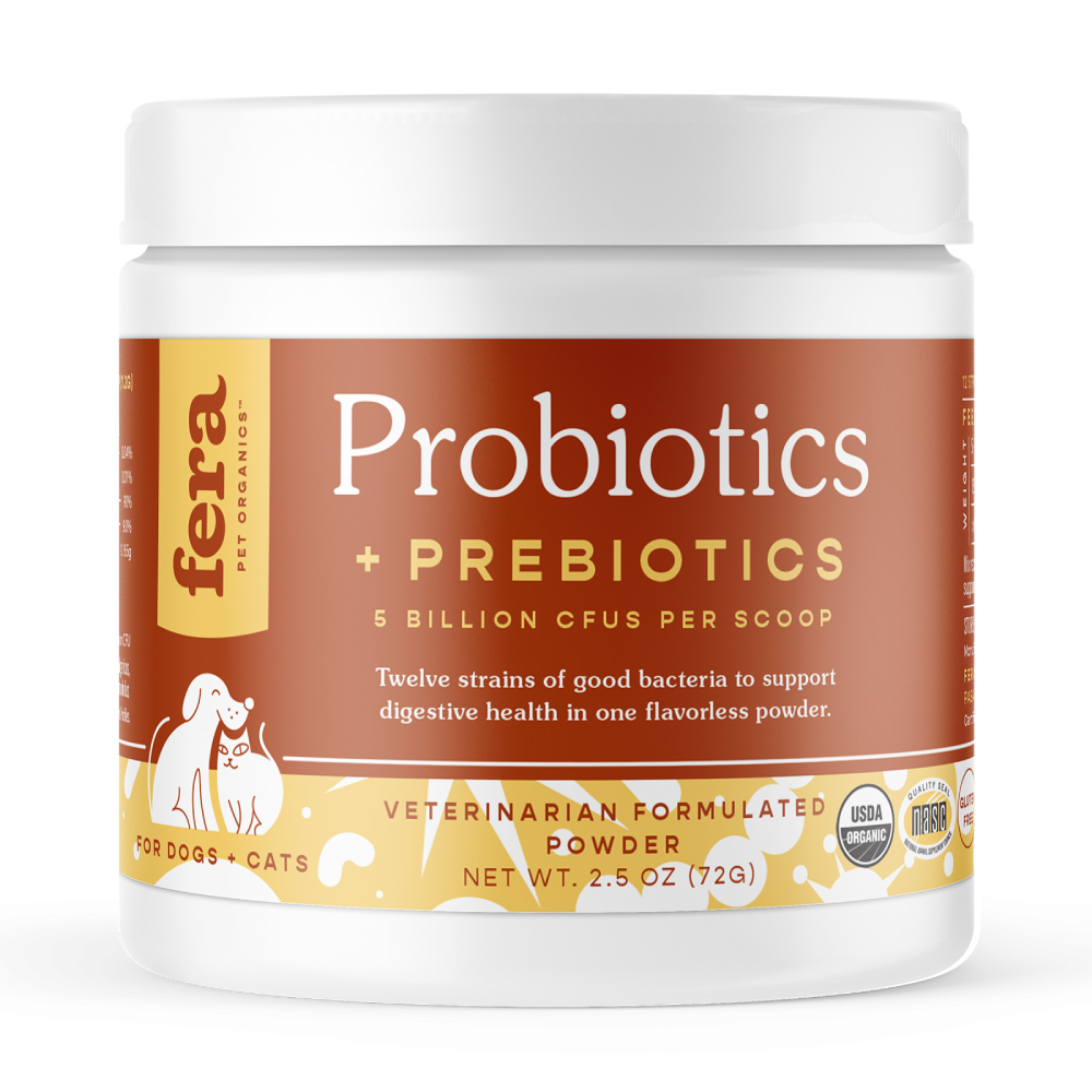 Fera Pets Dogs & Cats Probiotics + Prebiotics 2.5oz
