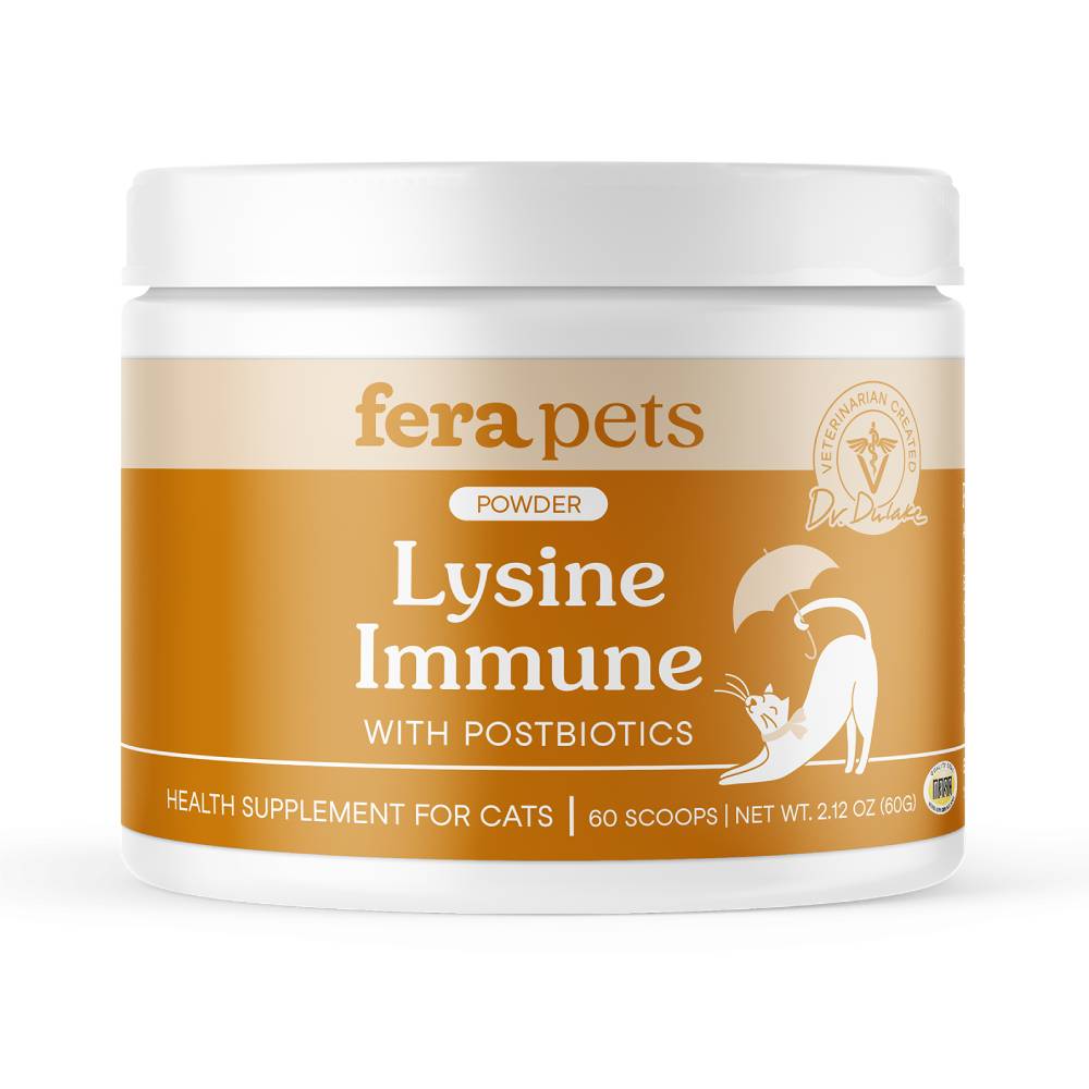 Fera Pets Cats Lysine Immune with Postbiotics 2.12oz