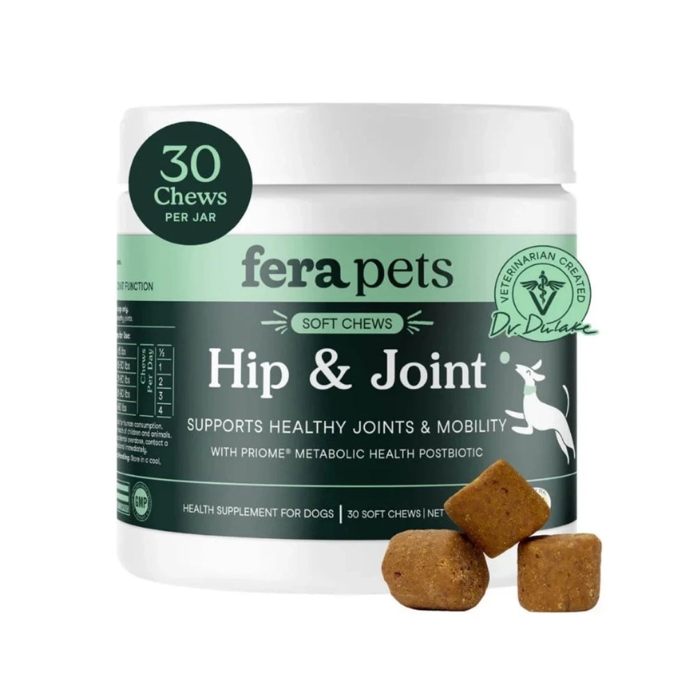 Fera Pets Dog Hip & Joint 30 Soft Chews 3.7oz