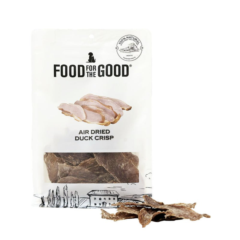 Food For The Good Dog & Cat Treats Air Dried Duck Crisp 170g