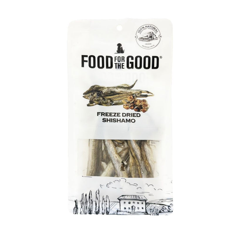 Food For The Good Dog & Cat Treats Freeze Dried Shishamo 50g