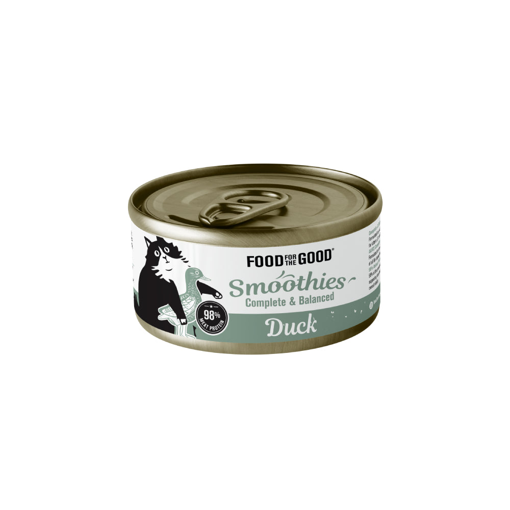Food For The Good Smoothies Duck Canned Cat Food 80g