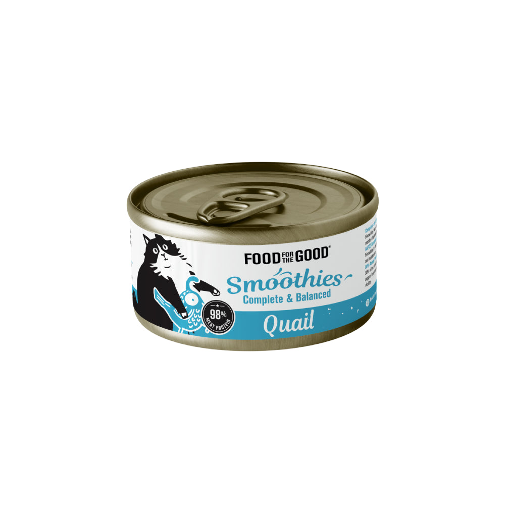 Food For The Good Smoothies Quail Canned Cat Food 80g
