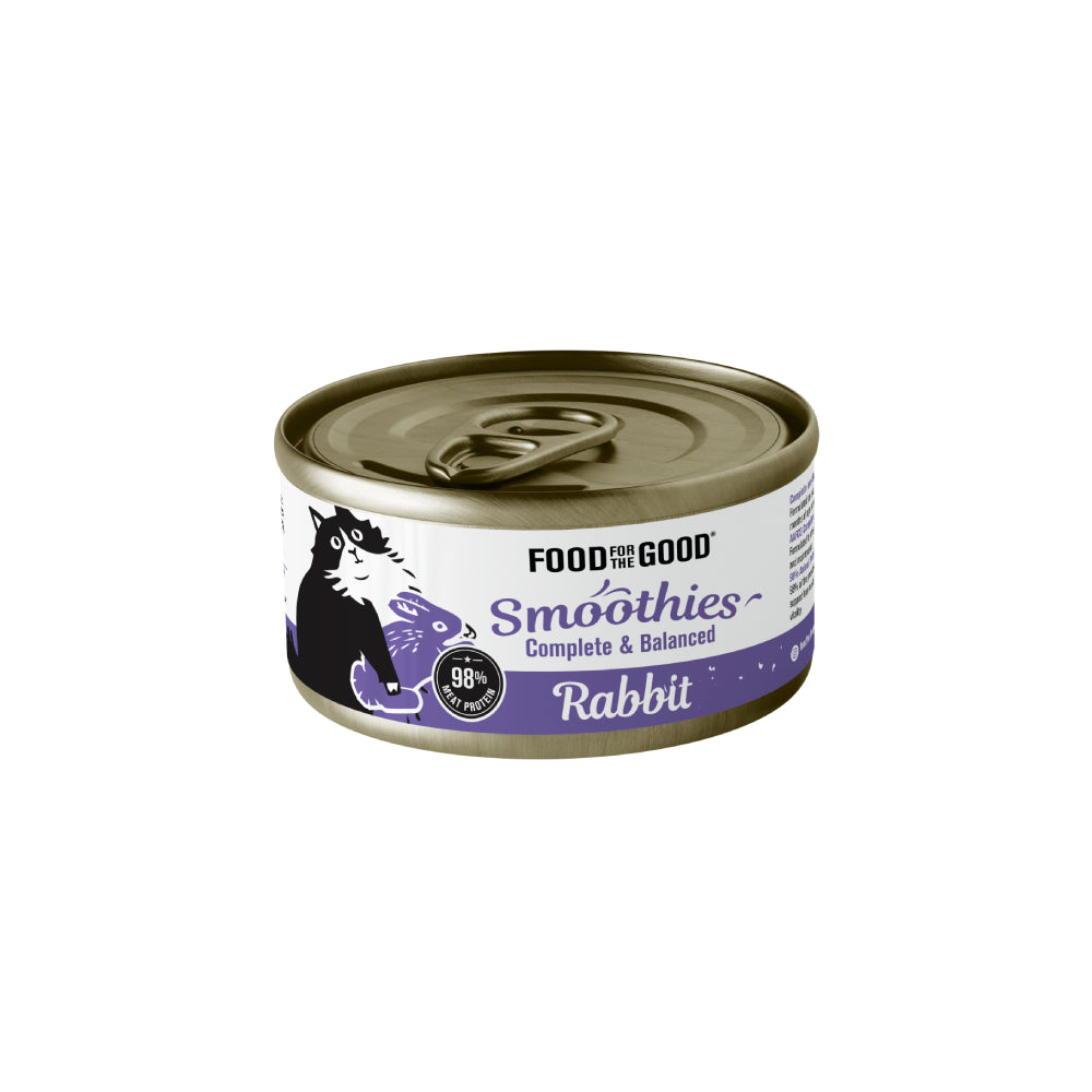 Food For The Good Smoothies Rabbit Canned Cat Food 80g