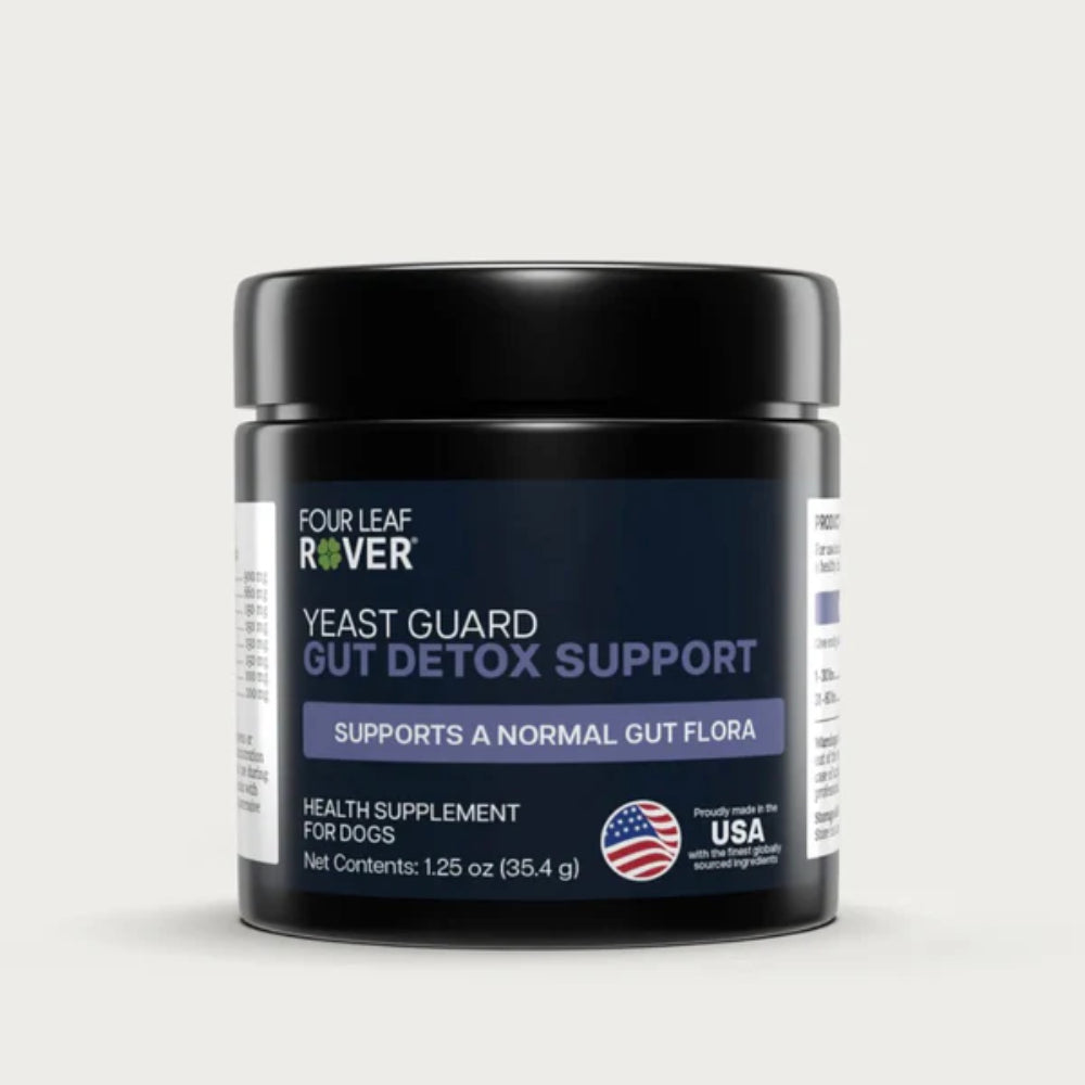 Four Leaf Rover Yeast Guard Gut Detox Support for Dogs 1.25oz