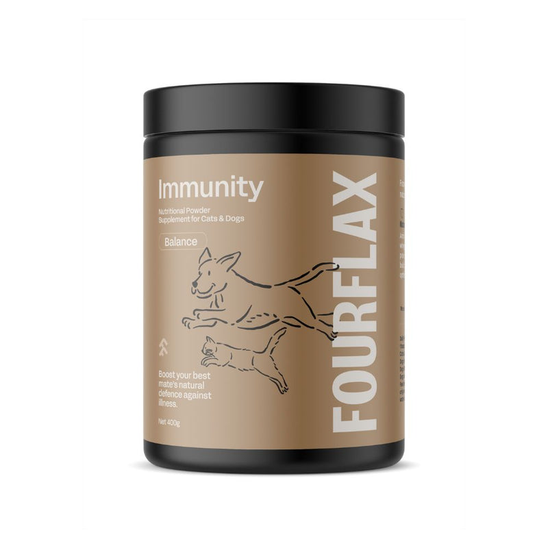 Fourflax Cats & Dogs Immunity Powder Supplement 400g