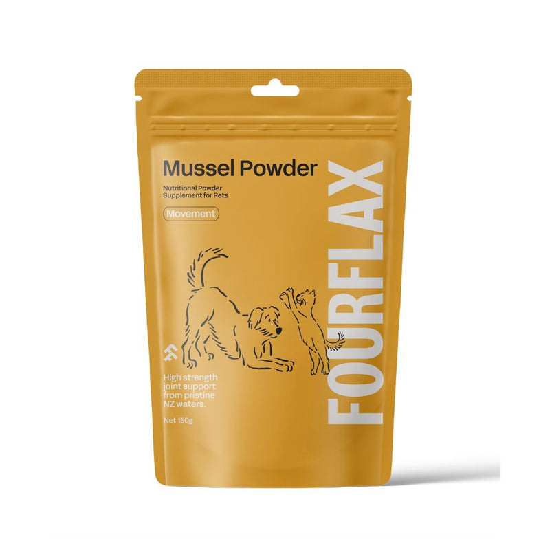 Fourflax Cats & Dogs Mussel Powder Supplement 150g