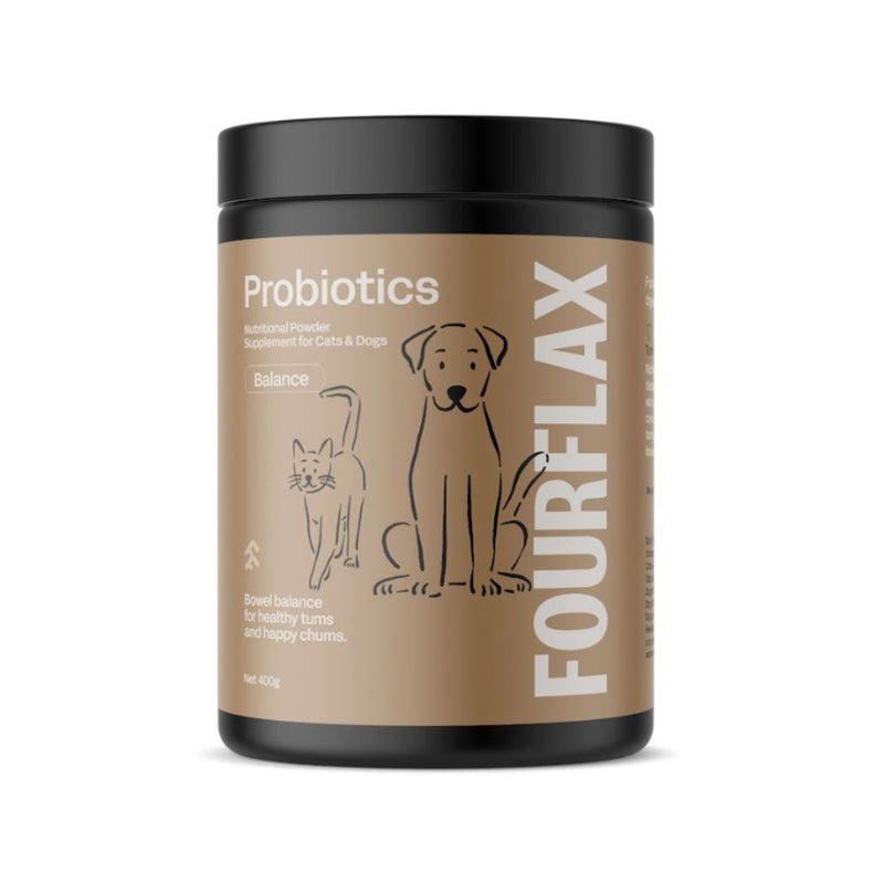 Fourflax Cats & Dogs Probiotics Powder Supplement 400g