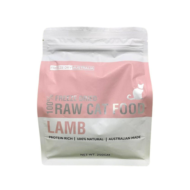 Freeze Dry Australia Cat Raw 100% Lamb 250g